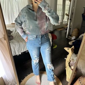 Cotton Citizen x Soulcycle Women’s Small Tie Dye Cropped Sweatshirt